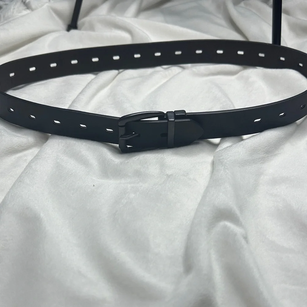 Black and brown (reversible) Belt with Buckle